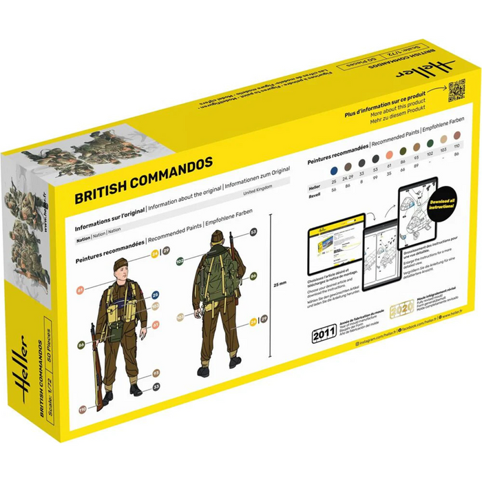 Heller 49632 1:72 British Commandos