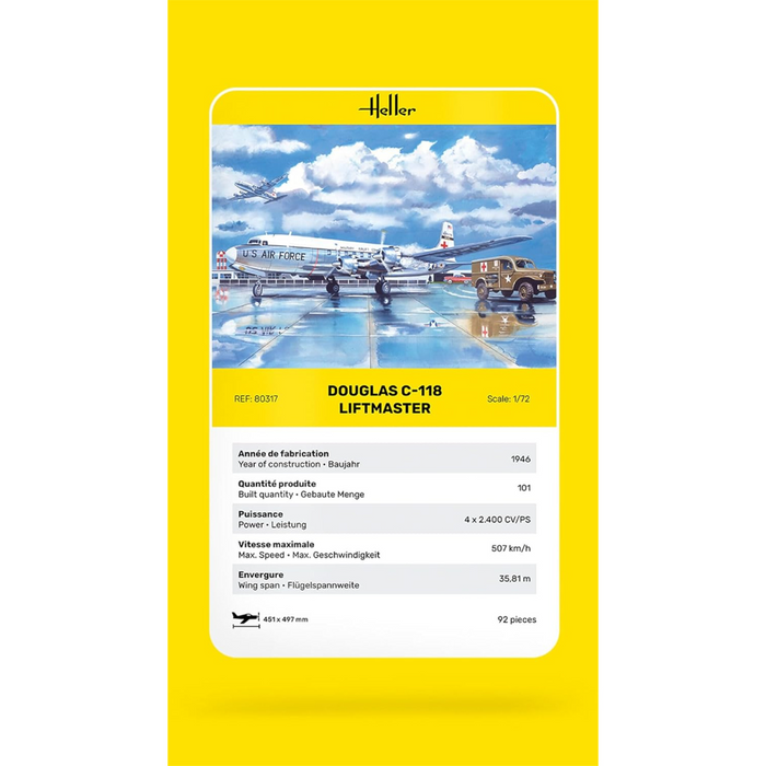 Heller 80317 1:72 C-118 Liftmaster