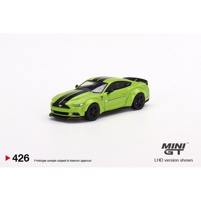 MiniGT 00426-R 1:64 LB-Works Ford Mustang Grabber Lime