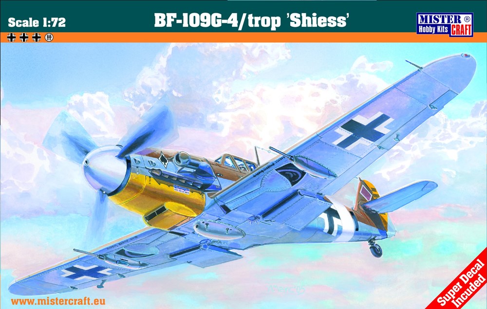 Mister Craft C-88 1:72 BF-109 G-4 Trop Shiess