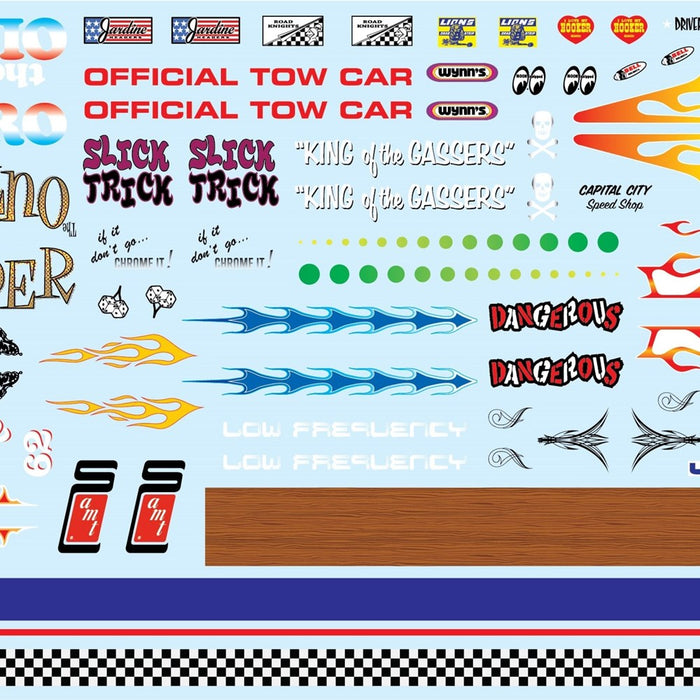 AMT MKA052 1:25 Best of AMT Custom Graphics Decals