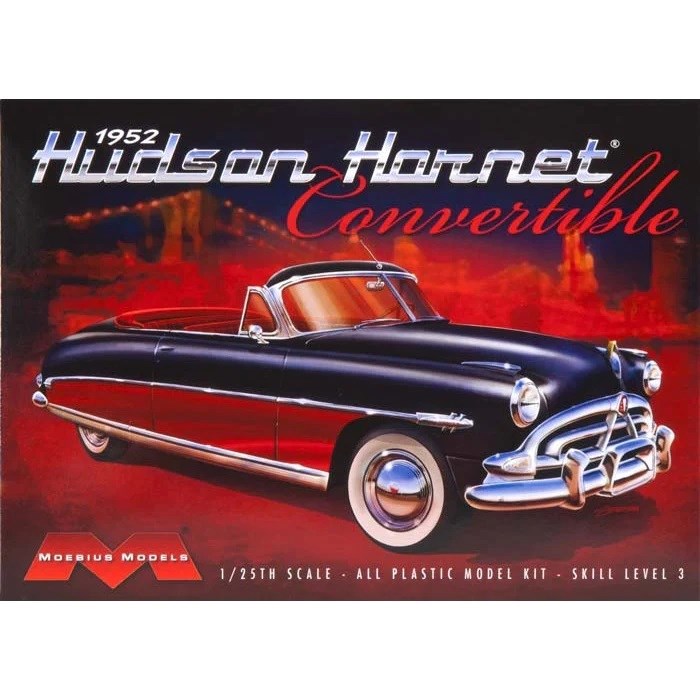 Moebius Models 1204 1:25 1952 Hudson Hornet Convertible