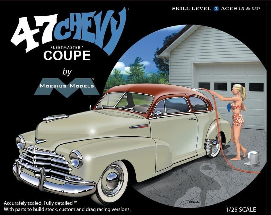 Moebius Models 2302 1:25 1947 Chevrolet Fleetmaster Coupe