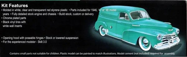 Moebius Models 2303 1:25 948 Chevrolet Fleetmaster Coupe Delivery