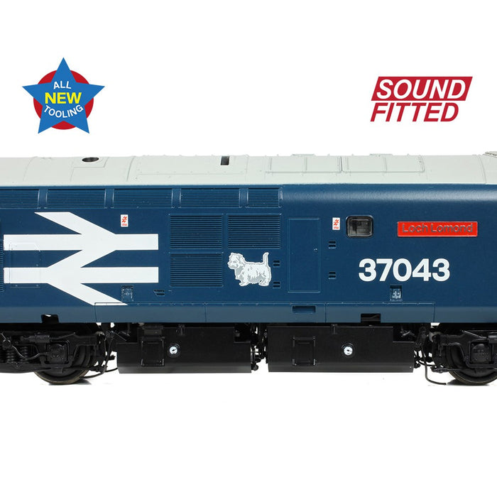 Branchline [OO] 35-304SF Class 37/0 Split Headcode 37043 'Loch Lomond' BR Blue (Large Logo)