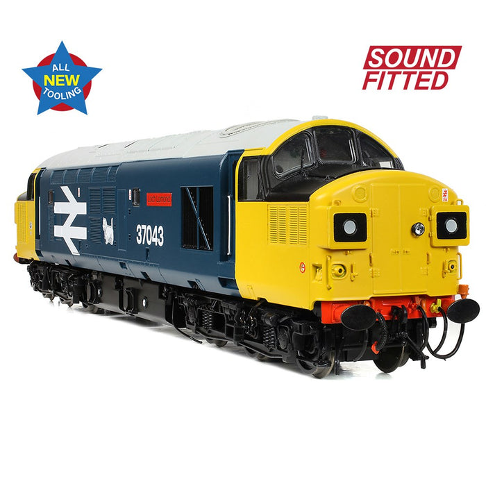 Branchline [OO] 35-304SF Class 37/0 Split Headcode 37043 'Loch Lomond' BR Blue (Large Logo)