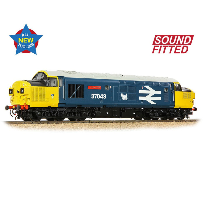 Branchline [OO] 35-304SF Class 37/0 Split Headcode 37043 'Loch Lomond' BR Blue (Large Logo)