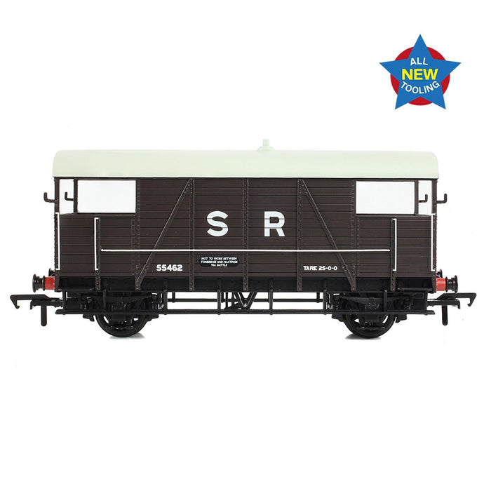 Branchline [OO] 38-916 SE&CR 25T 'Dance Hall' Brake Van SR Brown