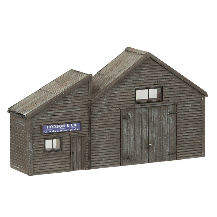 Graham Farish [N] 42-268 Scenecraft Low Relief Weather Boarded Warehouse