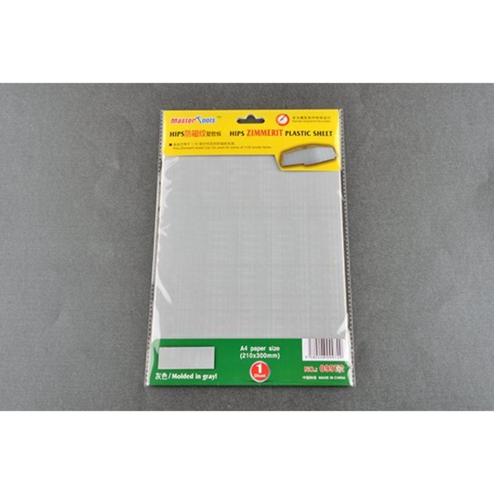 Master Tools 09972 Zimmerit Plastic Sheet - A4 Size