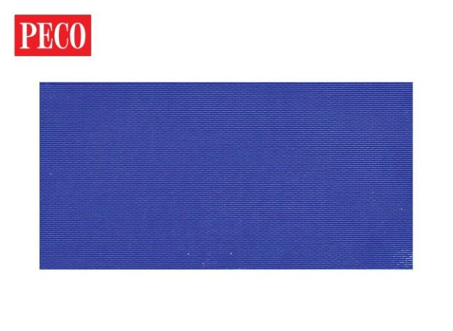 Peco NB-44 N Blue Brick Wall Sheets