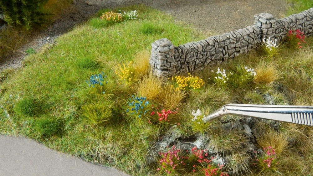 Noch 06800 Flowers - 250 pieces, in colours red, blue, yellow, pink and white