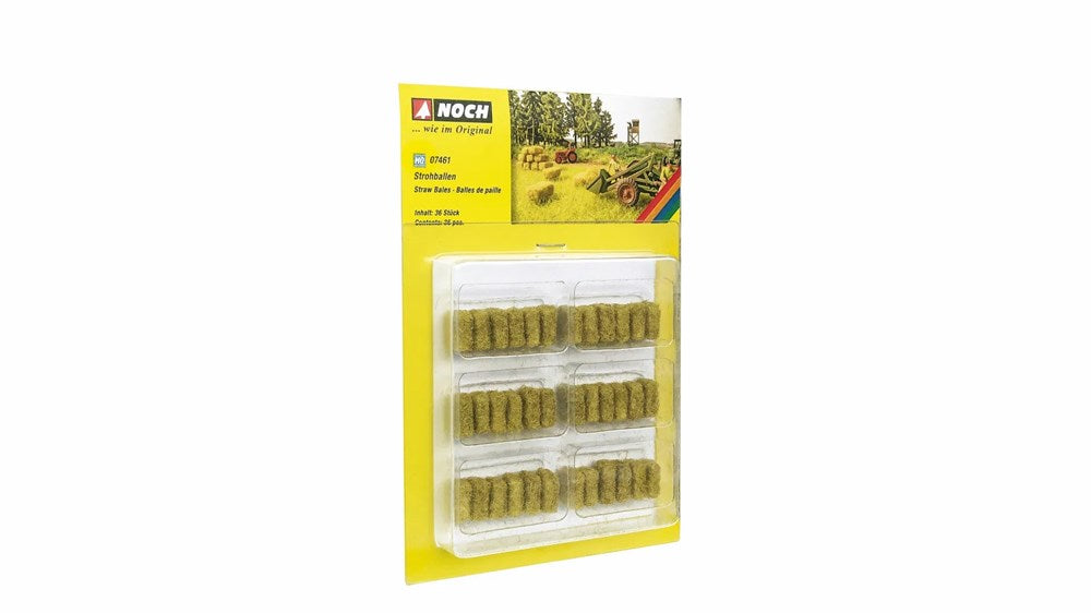 Noch 07461 HO Straw Bales (36pcs - 0.5 x 0.8 x 1.2 cm)