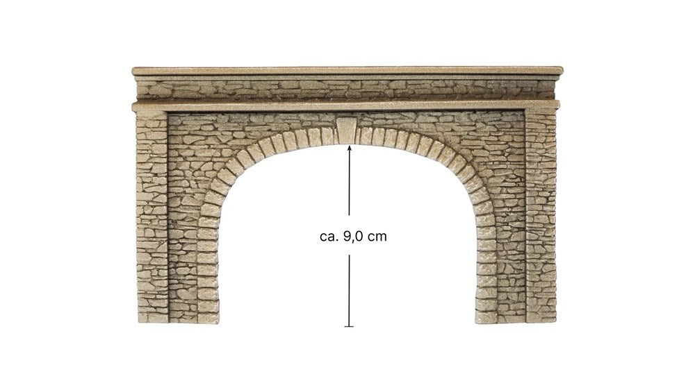Noch 58062 HO Double-track Tunnel Portal (22x13cm)