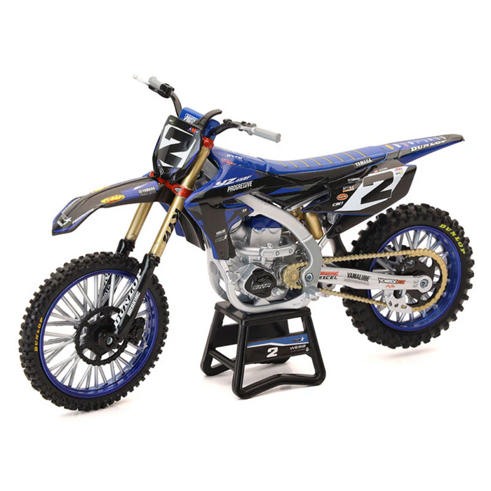 New Ray 58483 Yamaha YZ450F Factory Race Team Bike- #2 Cooper Webb