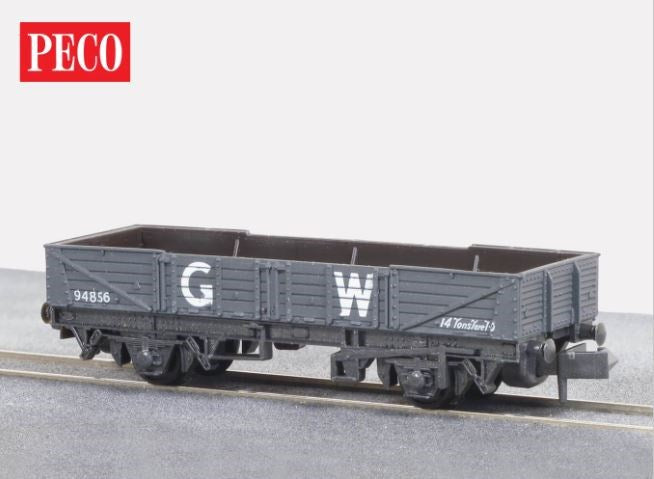 Peco NR-7W N GWR Ferry Tube Wagon - Dark Grey
