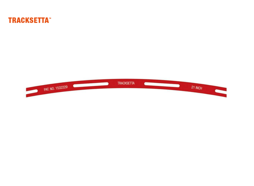 Tracksetta NT21 N 21" Radius Curved Track Laying Template