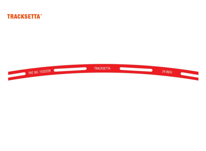 Tracksetta NT24 N 24" Radius Curved Track Laying Template