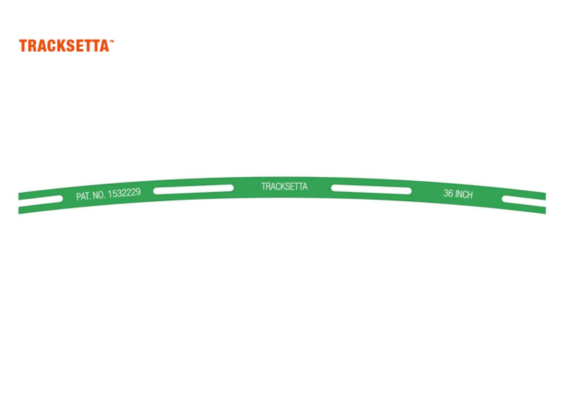 Tracksetta NT36 N 36" Radius Curved Track Laying Template