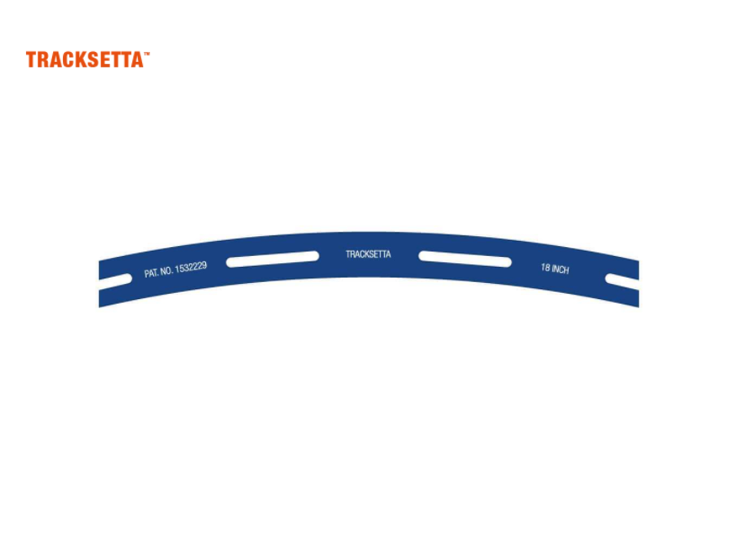 Tracksetta OOT18 OO 18" Radius Curved Track Laying Template