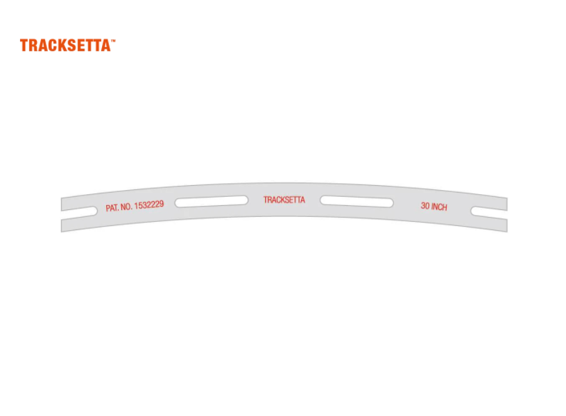 Tracksetta OOT30 OO 30" Radius Curved Track Laying Template