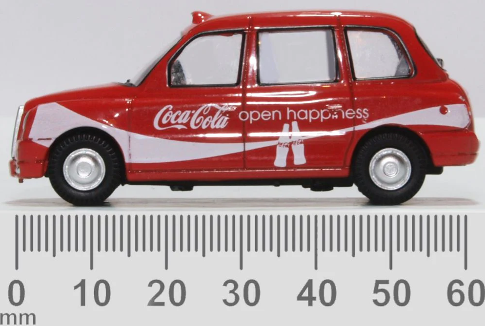 Oxford 76TX4008CC 1:76 TX4 Taxi - Coke
