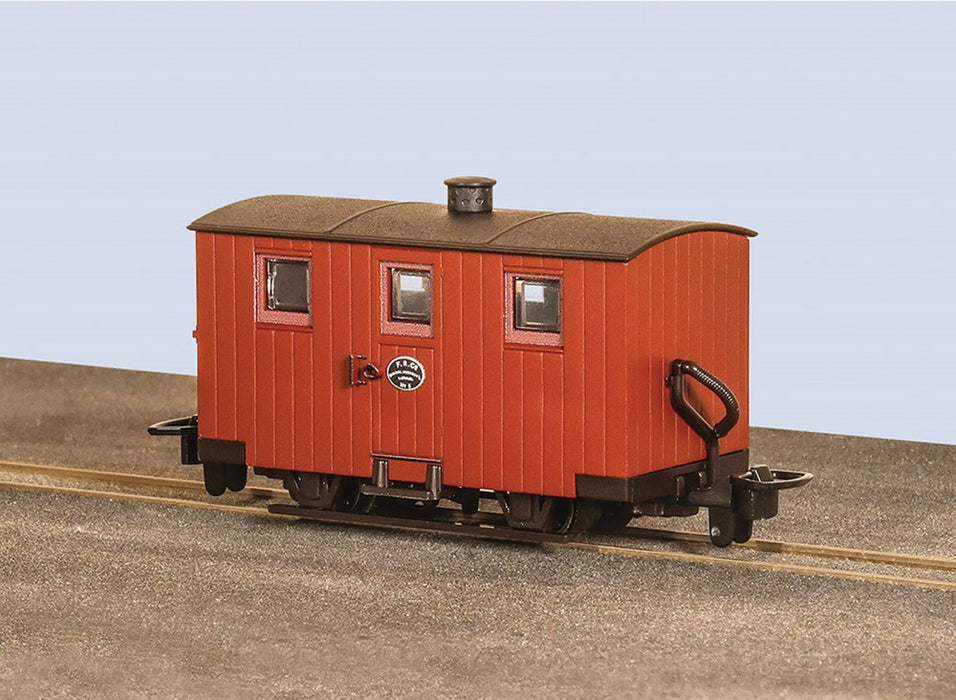 Peco GR-570A OO-9 Ffestiniog Quarryman Coach - Red