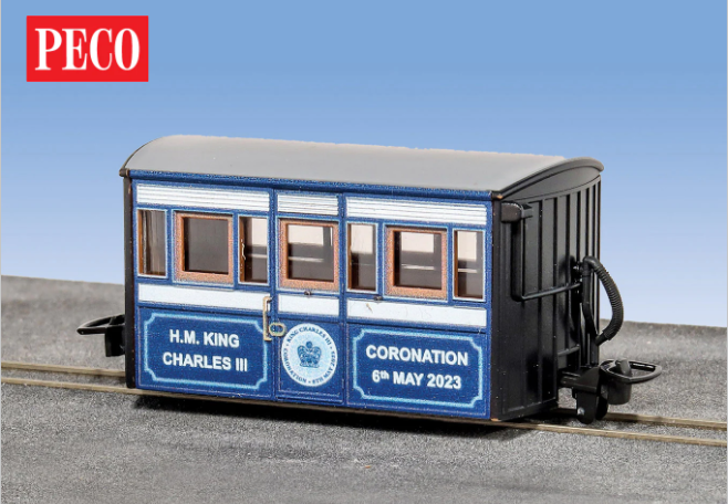 Peco GR-909 OO-9 Bug Box 'King Charles III Coronation 2023'