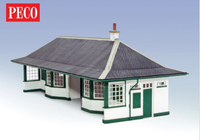 Peco LK-203 OO West Highland Line Station Building  - Laser Cut Wood Kit