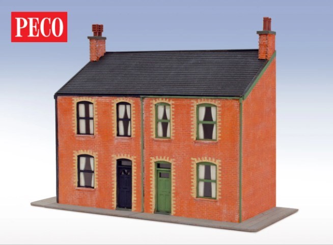 Peco LK-206 OO/HO Victorian Low Relief House FrontsÃƒâ€šÃ‚Â - Laser Cut Kit