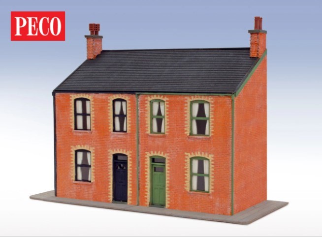 Peco LK-206 OO/HO Victorian Low Relief House Fronts????- Laser Cut Kit
