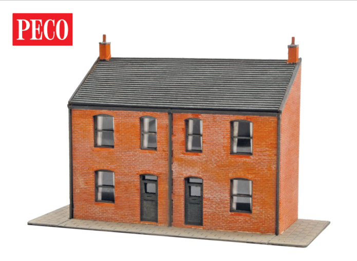 Peco NB-306 N Victorian House Fronts Kit - Lazer Cut Wood