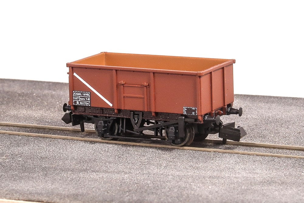 Peco NR-1020B N BR 16t Mineral Wagon, Coal 16VB, vacuum fitted in Bauxite
