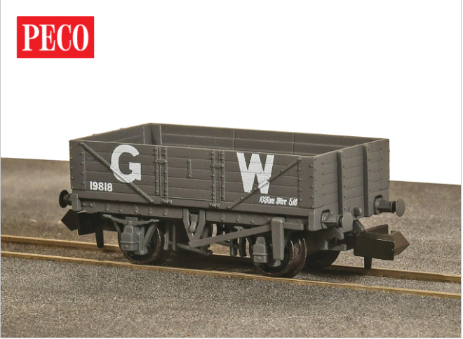 PECO NR-5000W N 9ft 5 Plank Open Wagon, GW livery