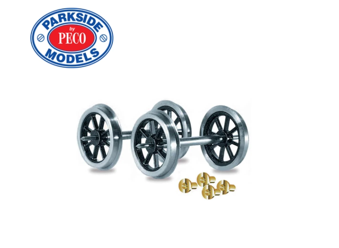 PECO `O` GAUGE SPOKED WAGON WHEELS & BEARINGS (RO1) | #220603895 - Foto 3