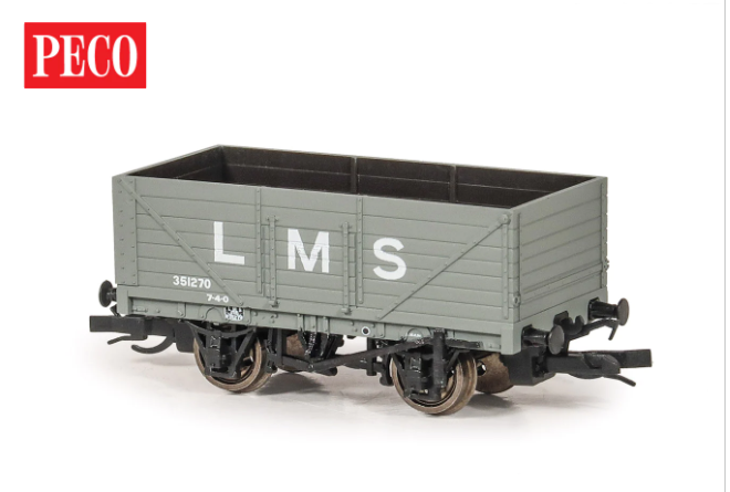 Peco TTR-7003M TT:120 7 Plank Open Wagon - LMS