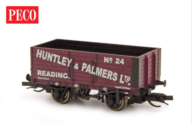 Peco TTR-7010P TT:120 7 Plank Open Wagon 'Huntley & Palmer'