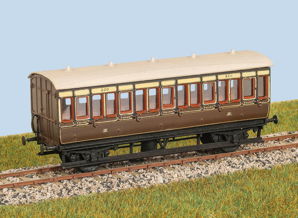 Parkside 610 OO Gauge GWR 4-wheel Coach - All 3rd (previously Ratio 610)