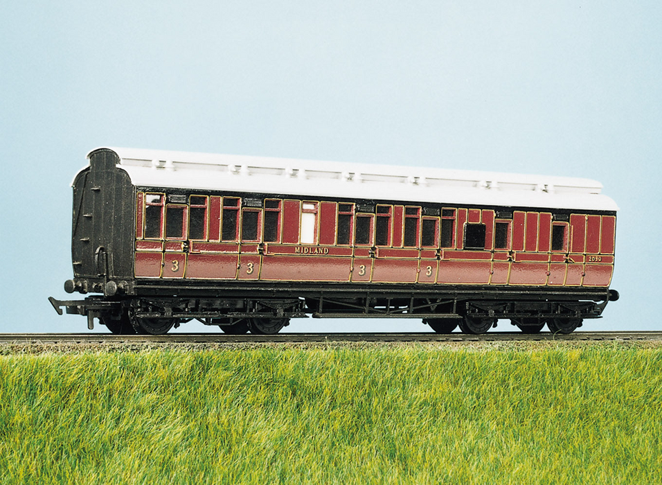 Parkside 723 OO LMS ex Midland Clerestory Brake 3rd Coach kit (previouisly Ratio 723)