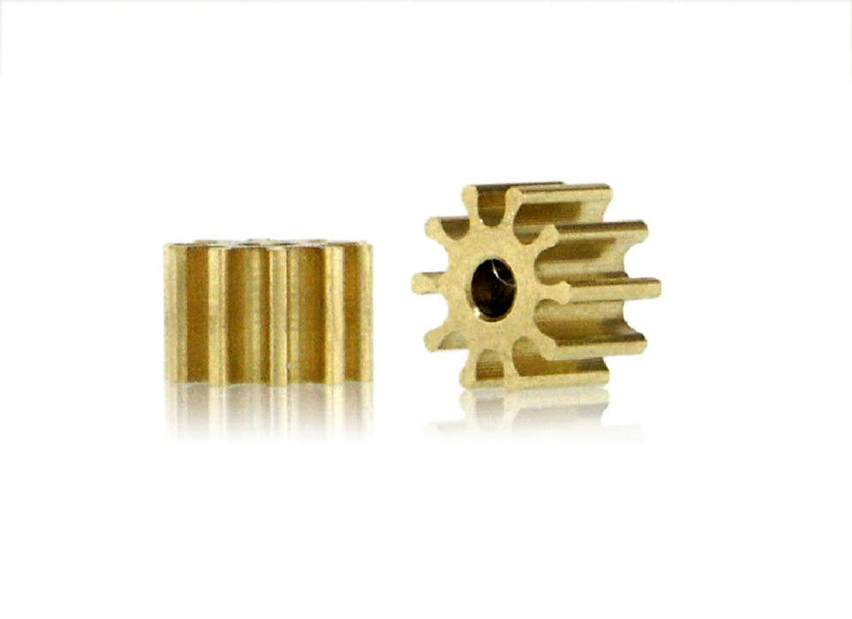 Slot.it PI5510O15 - Brass pinions 10 teeth Ø5.5mm (2x) - internal Ø1.5mm