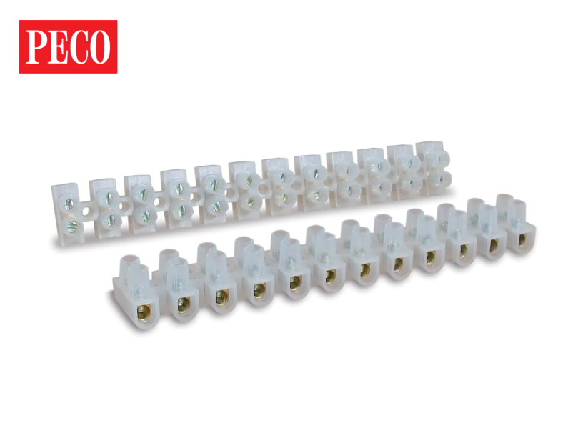 Peco PL-39 Terminal Block (2 strips of 12 blocks)