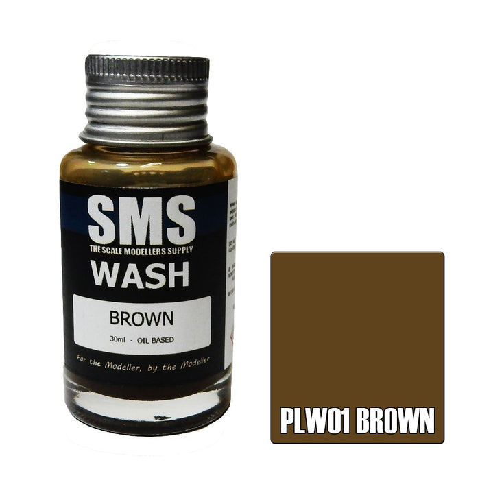 SMS PLW01 Wash BROWN 30ml