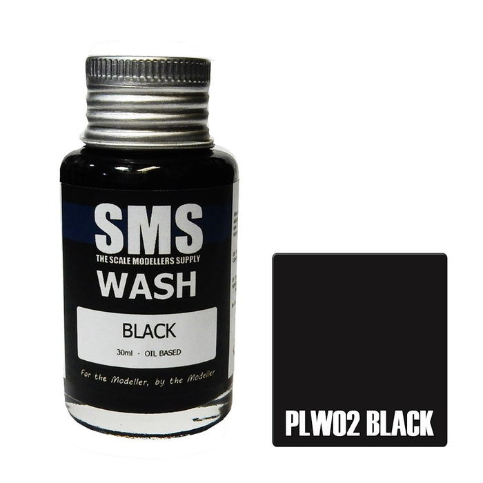 SMS PLW02 Wash BLACK 30ml