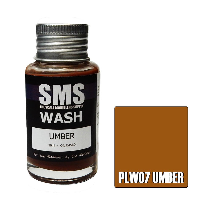 SMS PLW07 Wash UMBER 30ml