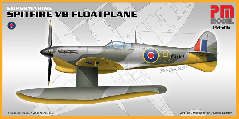 PM Model 216 1:72 Supermarine Spitfire VB Floatplane