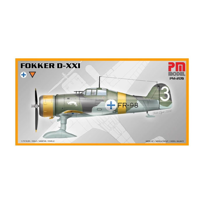 PM Model PM209 1:72  Fokker D-XXI (FR-98)