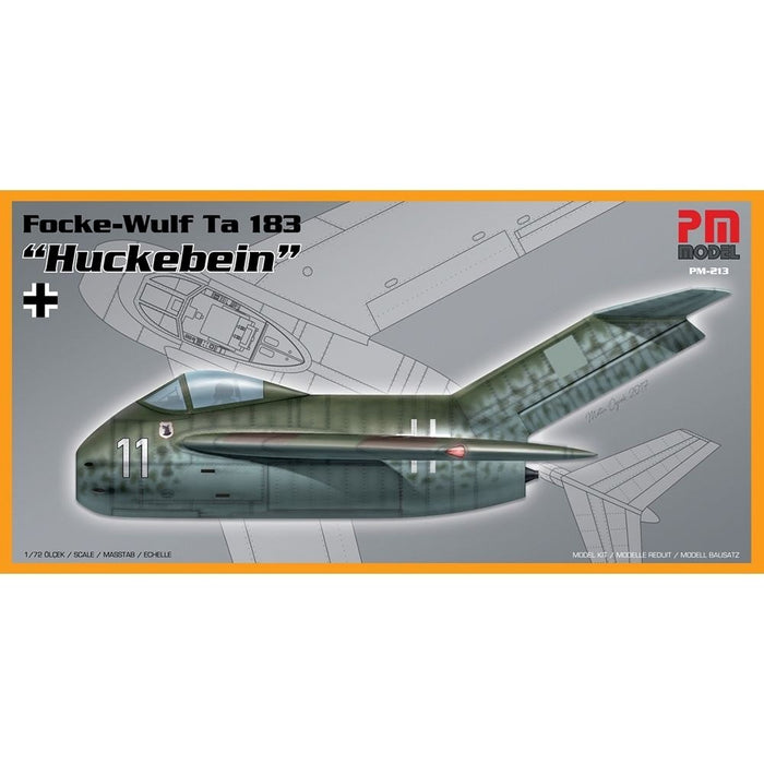 PM Model 213 1:72 German Focke Wulf Ta-183 Huckebein Prototype Fighter Aircraft