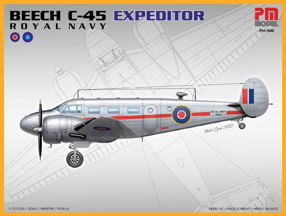 PM Model 308 1:72 Beech C-45 Expeditor
