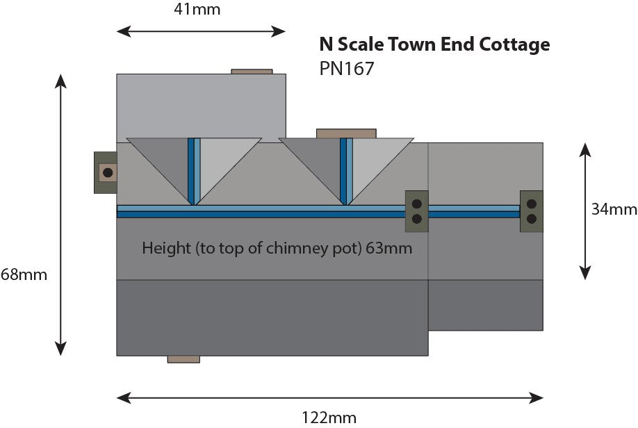 Metcalfe PN167 [N] Town End Cottage Kit