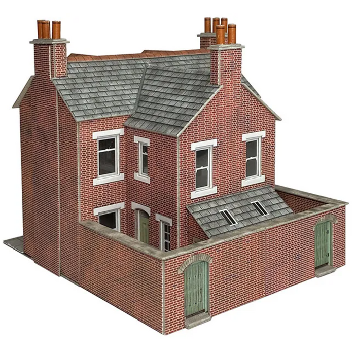 Metcalfe PO300 [OO] Terraced Houses Kit in Brick (replaces PO261)